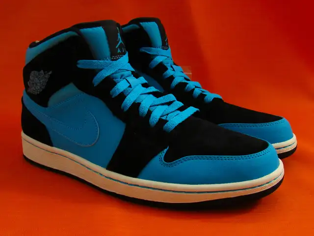 AIR JORDAN 1 MID ''DARK POWDER BLUE'' 2014 - Photo 6