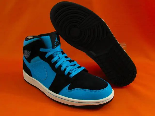 AIR JORDAN 1 MID ''DARK POWDER BLUE'' 2014 - Photo 8