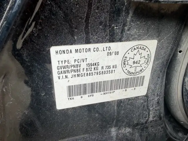 2009 Honda Fit LX Brand New Safety only 102km - Photo 14