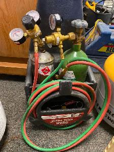 Portable Oxygen acetylene tank