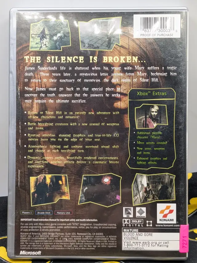 Silent Hill 2 Restless Dreams XBOX (#2877) - Photo 2