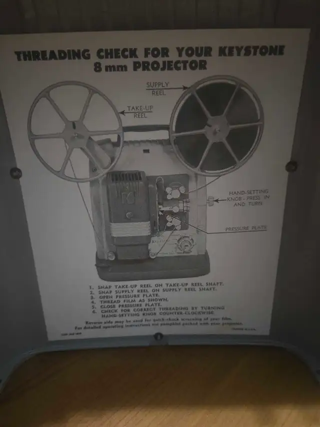 8mm reel to reel projector - Photo 4