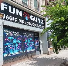 mushroom retail worker