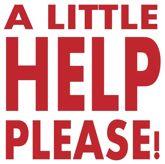 looking for any help