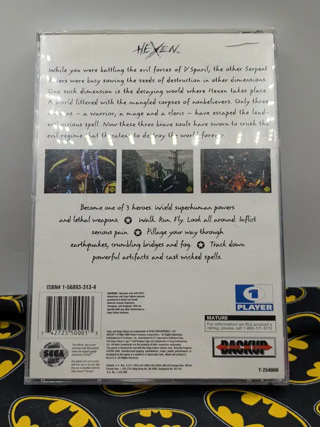 Hexen Sega Saturn (#2866) - Photo 2