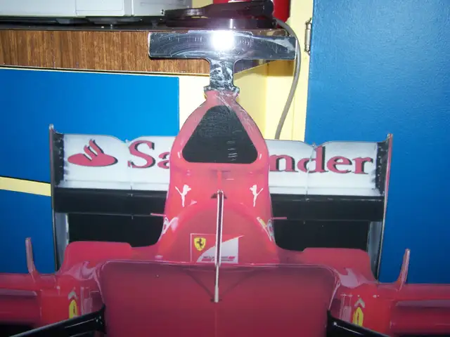 SUPER RARE FERRARI FORMULA 1 PLEXIGLASS 68'x34' ALONSO-RAIKKONEN - Photo 7