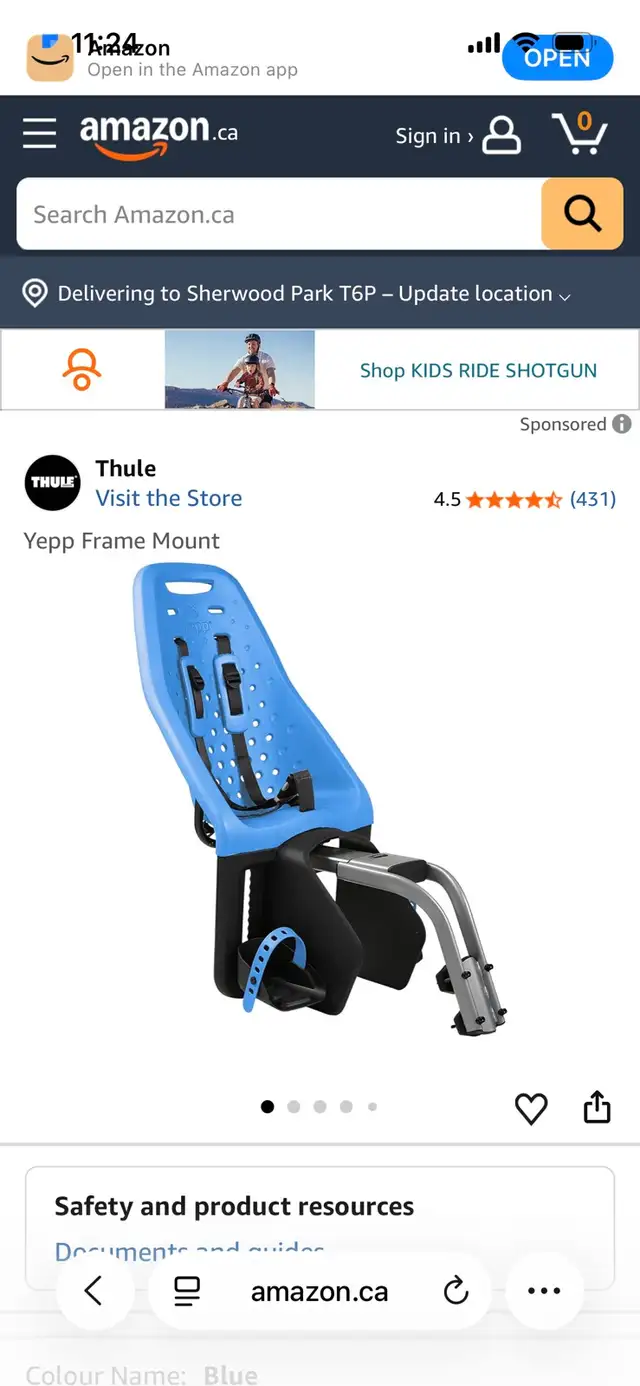 Yepp/Thule Kids Bike Seat - Photo 6