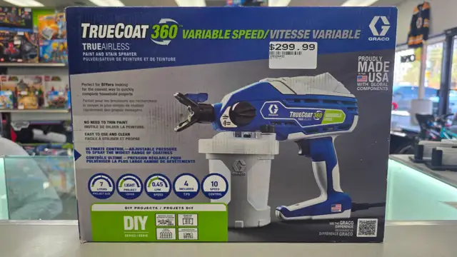 Graco TrueCoat 360 Variable Speed Paint & Stain Sprayer - NEW