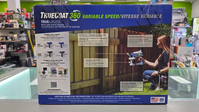 Graco TrueCoat 360 Variable Speed Paint & Stain Sprayer - NEW - Photo 2