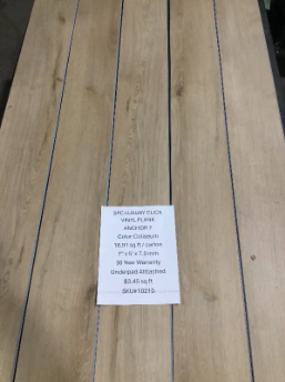 NEW PRODUCT, SPC 7MIL THICK, CLICK VINYL PLANK $3.45 Sq Ft. - Photo 2