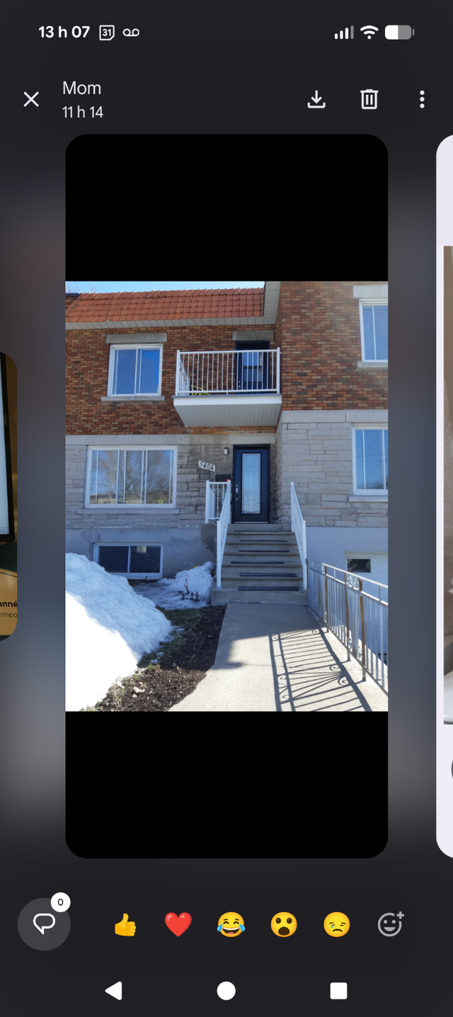 3 1/2 Rosemont parc Maisonneuve