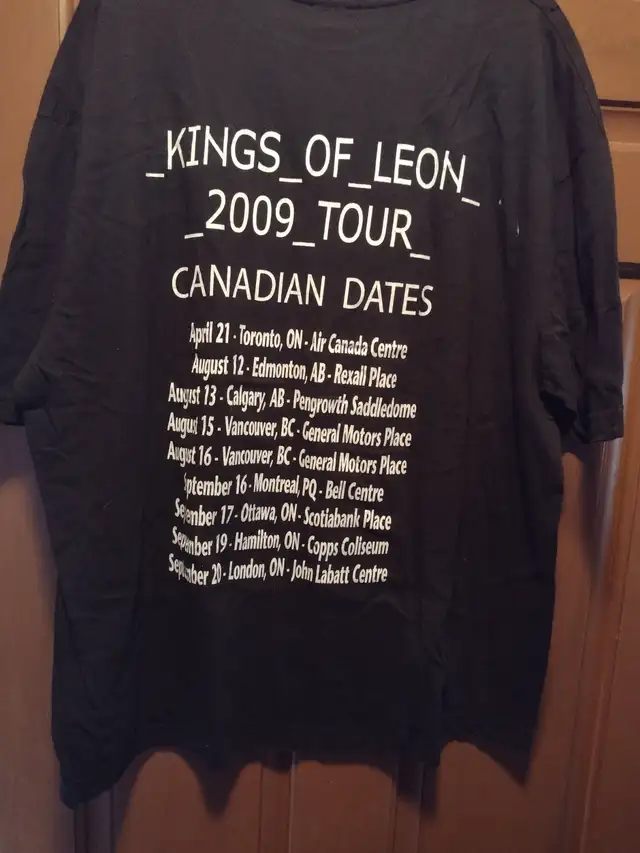 2009 Kings of Leon concert tee-shirt size large - Photo 2