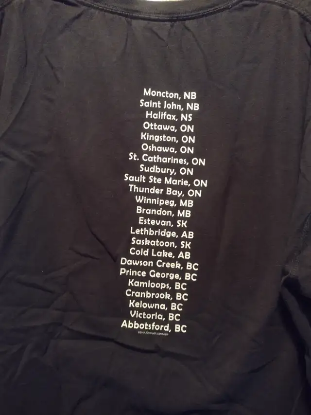 2018 John Mellencamp concert tee-shirt size large - Photo 2