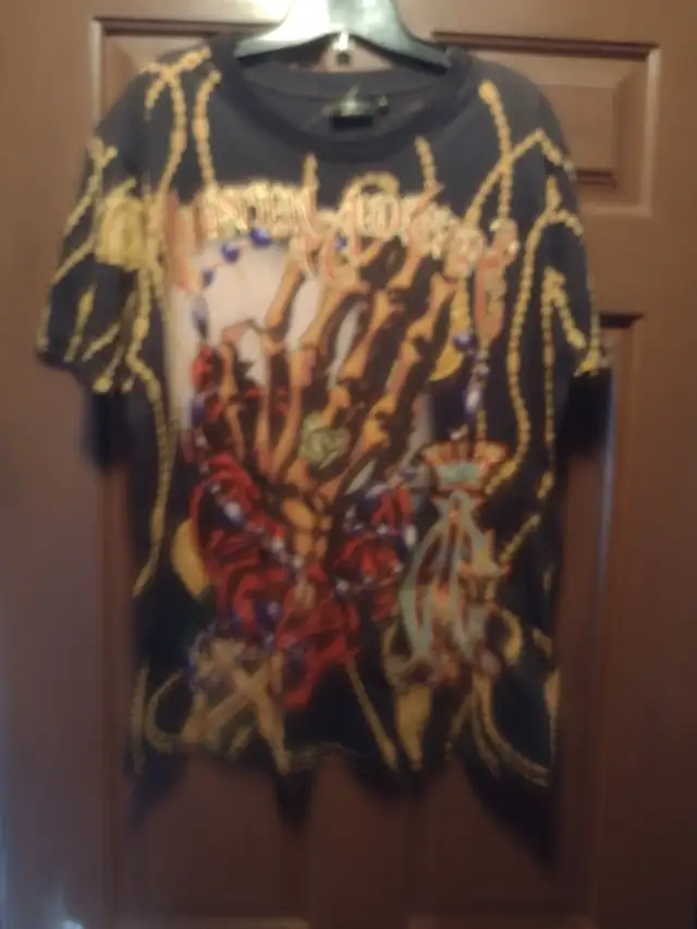 Christine Audigier tee-shirt super cool size large