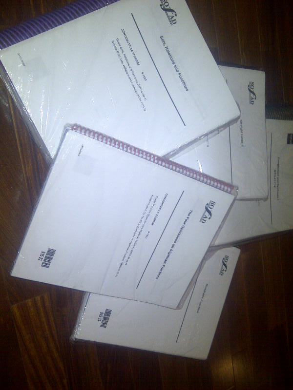 5 TROUSSES NEUVES DE MATH AVANCÉE ANGLAIS DEVOIR: $15.00 CHACUNE - Photo 3