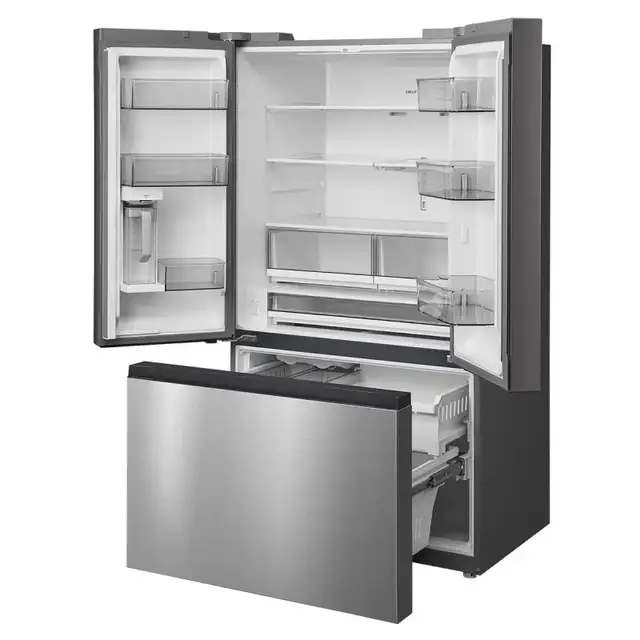 Midea 36' 26.5 Cu Ft  Stainless Counter Depth French Door Refrig - Photo 2