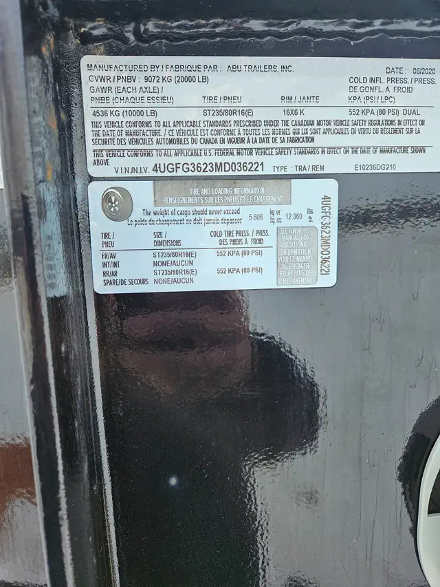 2021 SWS ABU Trailer 36 foot - Photo 3