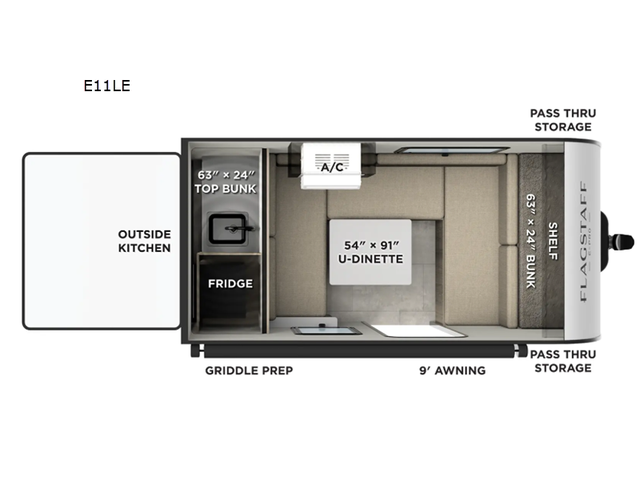 2026 Forest River RV Flagstaff E-Pro E11LE - Photo 2