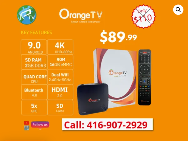 All-in-One IPTV Box – Live TV & On-Demand 416-907-2929