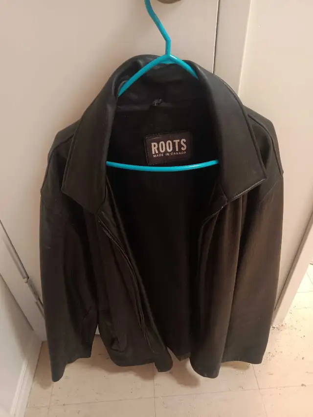 roots leather jacket for sale - Photo 2