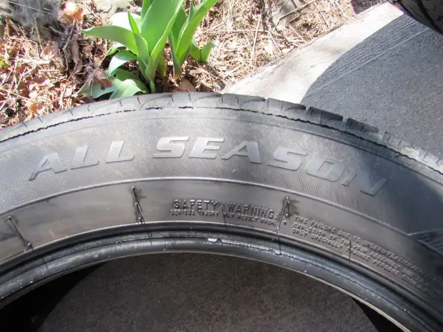Pair of 225/55-18 Firestone All Seasons tires80%   tread - Photo 7