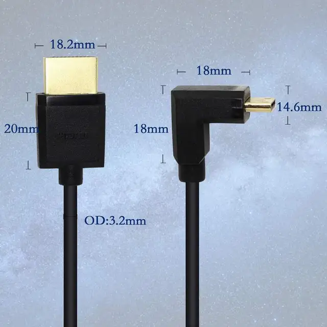 Mini HDMI to HDMI Cable Adapter - Photo 3