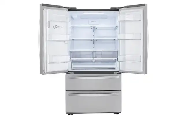 LG 4-Door French Door Refrigerator – Stainless Steel - Photo 2
