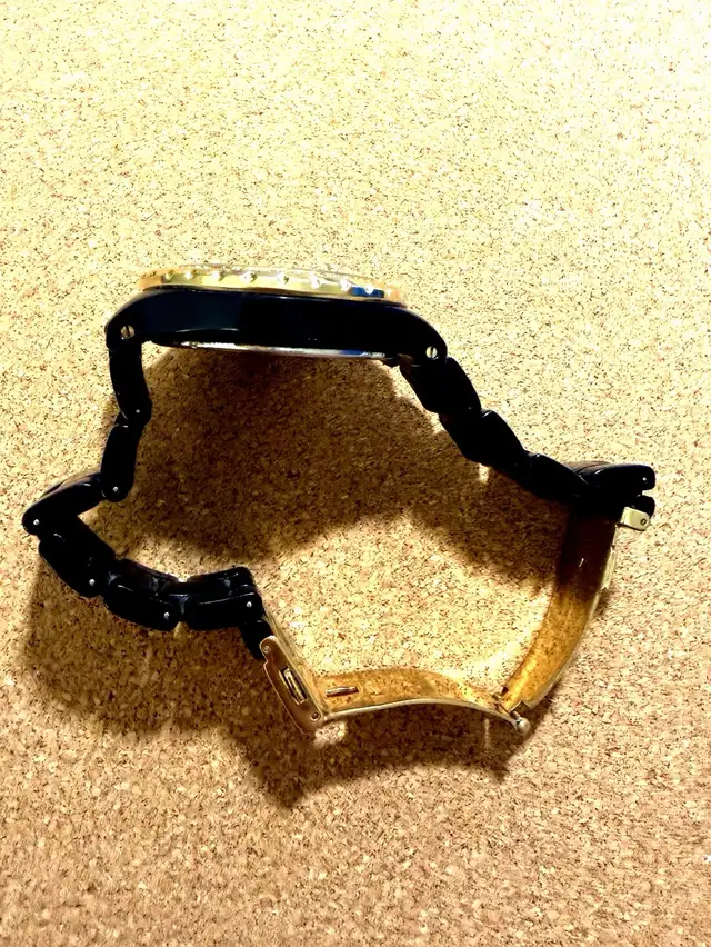 Montre Michael Kors femme noir & doré - Photo 3