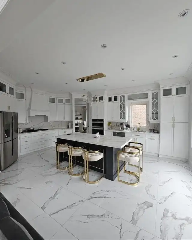 floating vanity kitchen cabinets quartz countertops - Photo 6