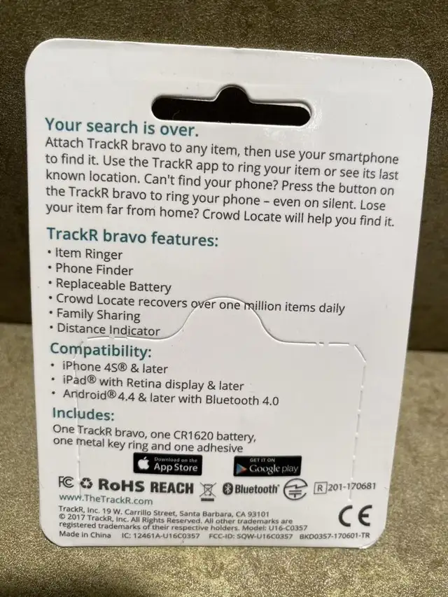 TrackR Bravo Device Tracker - 3 available - Photo 3