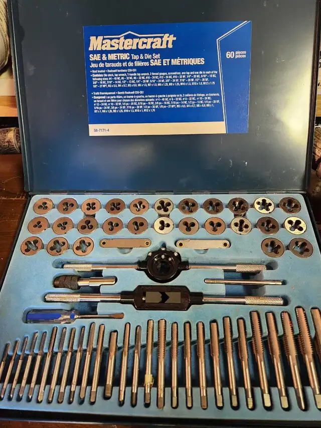 Mastercraft SAE & Metric Tap & Die Set