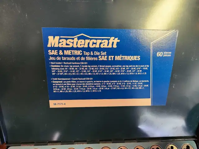 Mastercraft SAE & Metric Tap & Die Set - Photo 2