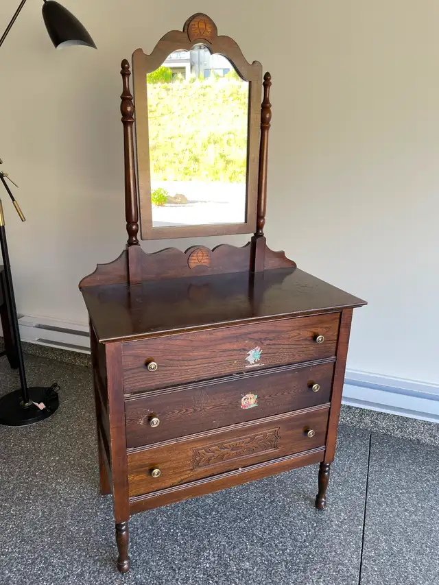 Antique Solid Wood Dresser