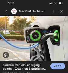 EV charger installion services