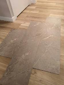 12x24 glue down vinyl tile slate colour 240sqft