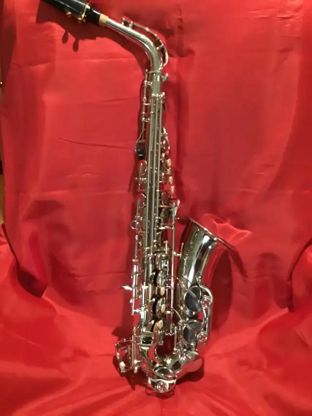 Saxophone ALTO de couleur argent