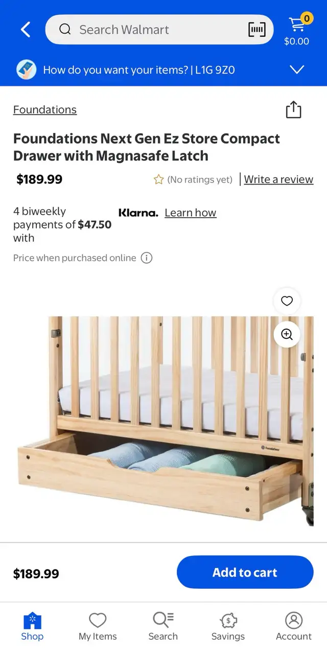 Foundations Next Gen EZ Store Compact Crib Drawer – - Photo 9