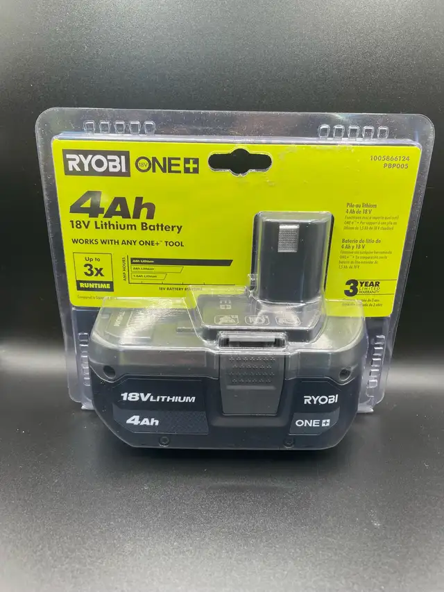RYOBI ONE  4AH BATTERY PBP2005