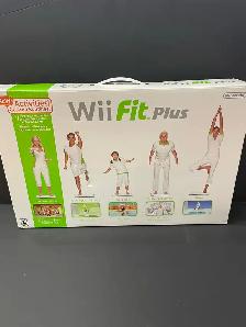 WII FIT PLUS BOARD IN BOX W/GAME