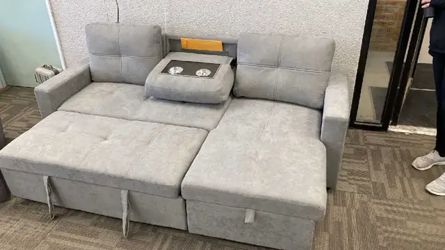 PULL OUT  3'4'5'6,7(BRAND NEW)L SHAPE SOFA BED - Photo 2