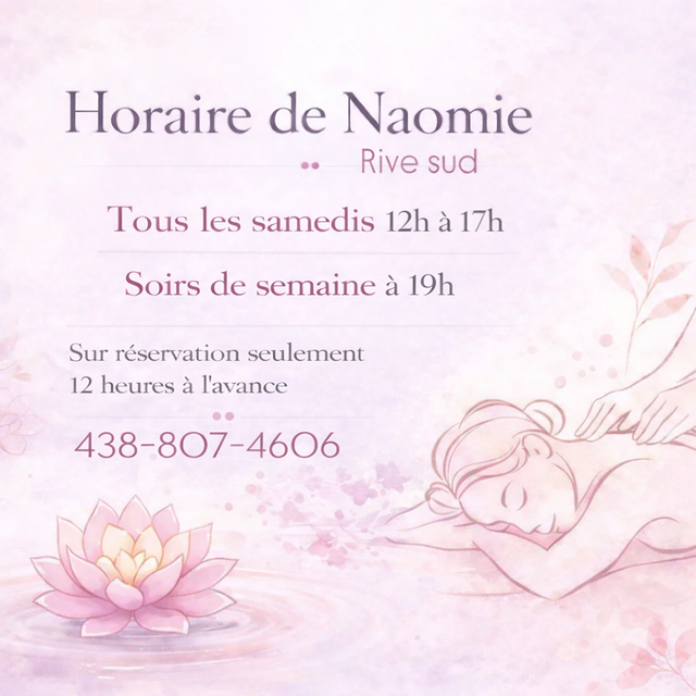 Retour du printemps et de Naomie