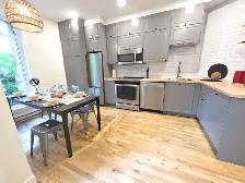 Charmant condo, 2 chambres fermées, rdc avec terrasse privée