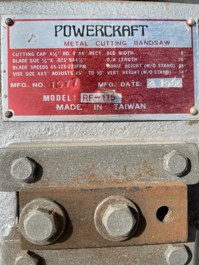 POWER METAL CUTTING SAW - Photo 3