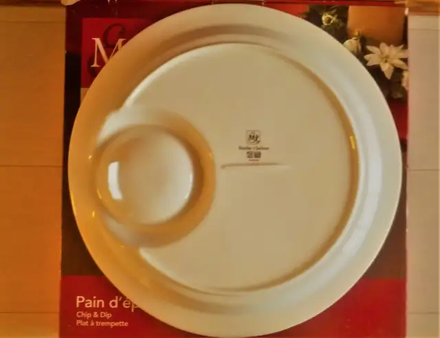 Brand New  Mayfair & Jackson Large Chip & Dip Plate - Photo 2