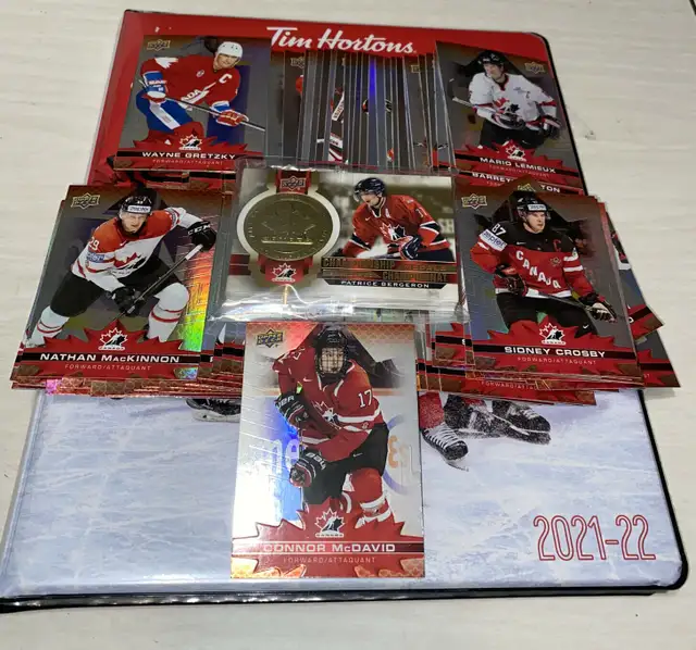 Tim Hortons 2022 Team Canada NHL Hockey Cards Set