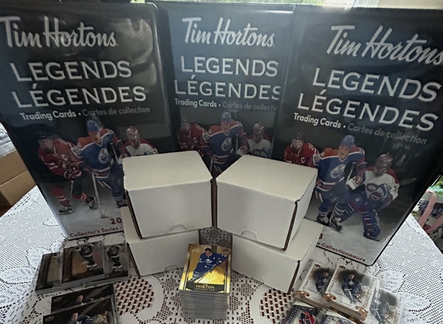 Tim Hortons 2023 Legends NHL Hockey Cards Set