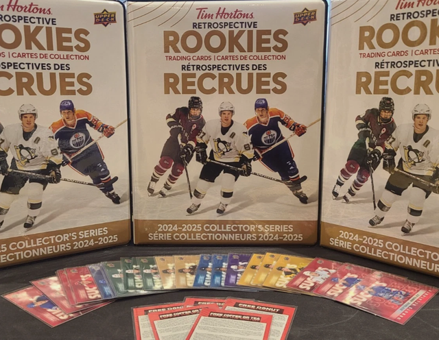 Tim Hortons 2025 Rookies NHL Hockey Cards Set
