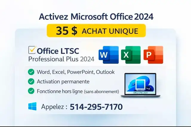 Microsoft Office 2024 – Full Version (Word, Excel, PowerPoint)