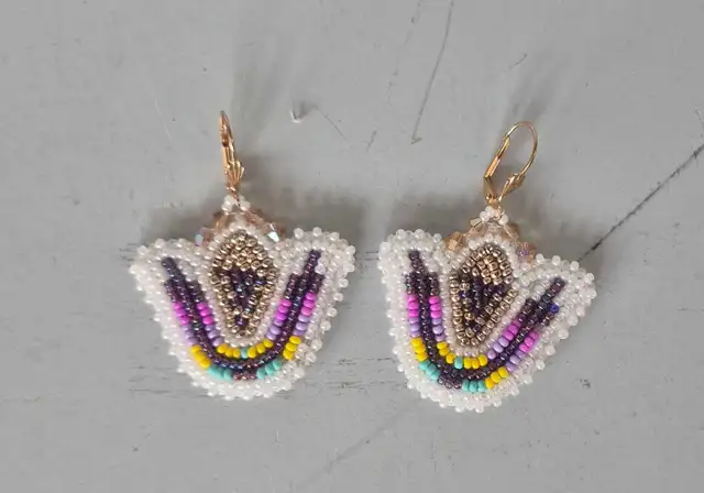 Native Beaded Earrings (30886463)