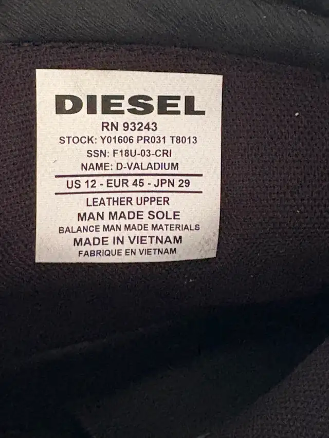 Diesel sneakers shoes - Photo 9